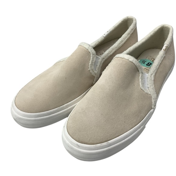Keds Double Decker Women’s Sneakers Faux Shearling Size 8.5 Medium US Cream - Picture 4 of 9